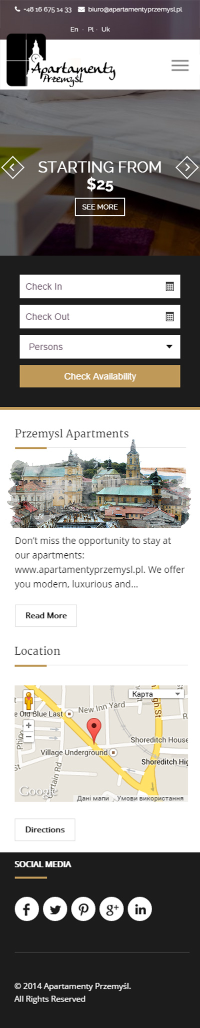 Creating adaptive site