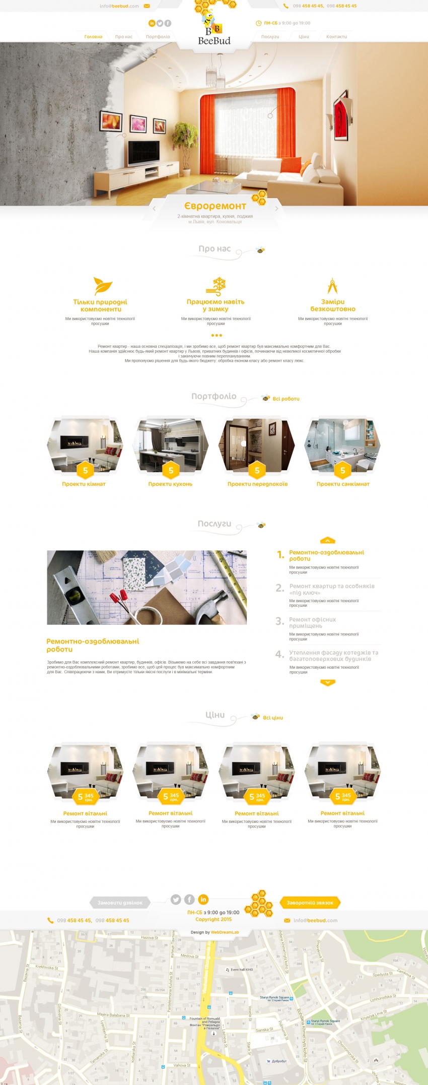 
Create website construction and repair company