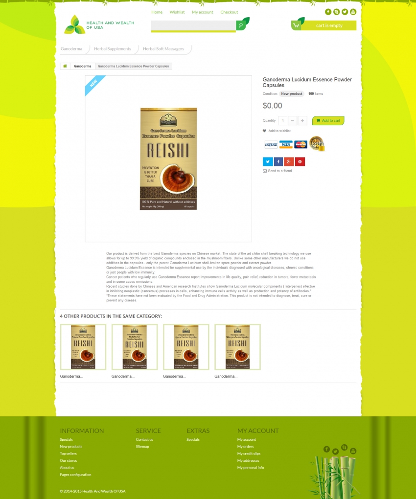 Description of the production shop of natural herbs