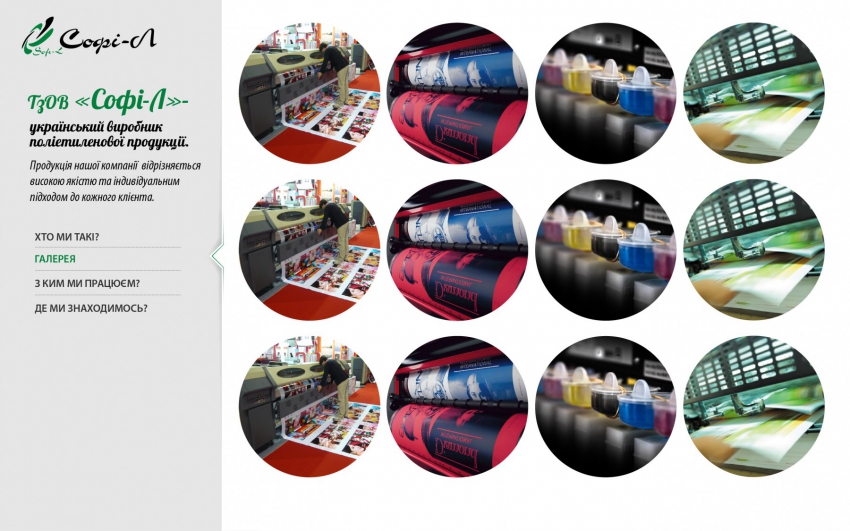 Creation website producer of polyethylene production Sofi-l