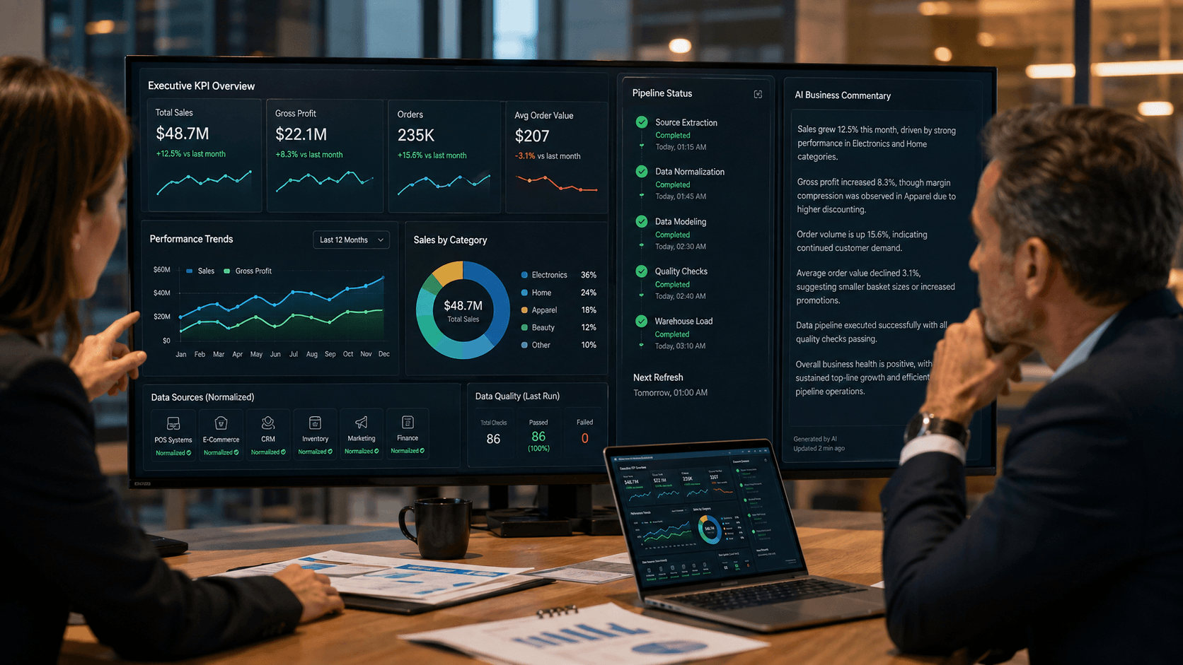 Data Pipeline for Executive Analytics