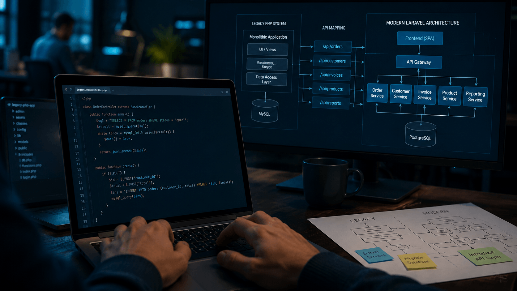 Legacy PHP Platform Modernization