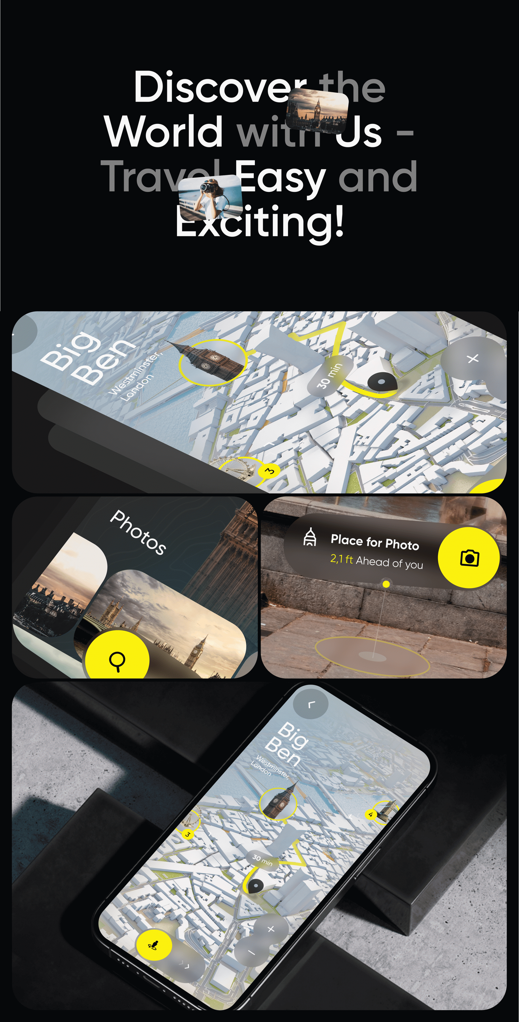 Travel app — photo spots
